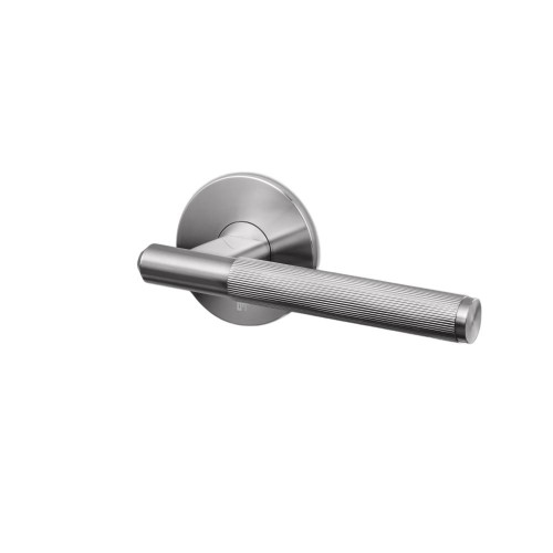 Buster + Punch Fixed Door Handle, Single-Sided, Linear, Steel 