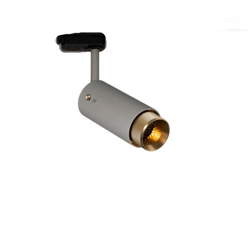 Buster + Punch Exhaust Track Light, Cross, Stone, Brass 