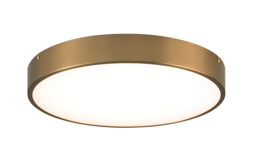 Plato LED Flush Mount,Brass, 15"W (M13702AG 305XNYW)