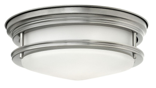 Hadley Flush Mount, 2-Light, Antique Nickel, 12"W (3302AN K6LE)