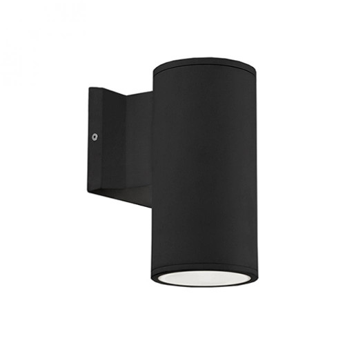 Nordic 7-in Black LED Outdoor Wall Sconce