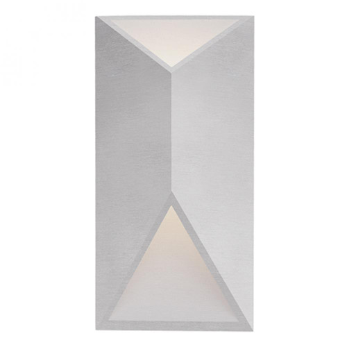 Indio 12-in Brushed Nickel LED Outdoor Wall Sconce