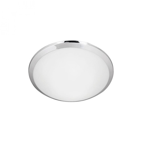 Malta 12-in Chrome LED Flush Mount