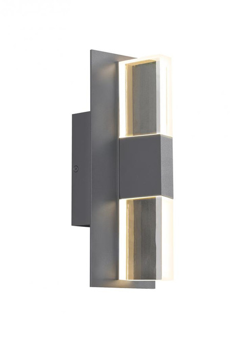 Lyft Outdoor Wall Sconce, 1-Light, LED, Charcoal, 12.5"H (700OWLYT83012CHUNVS 703H30L)