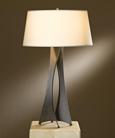 Moreau Table Lamp, 1-Light, Black, Flax Shade, 33.4"H (273077-SKT-10-SE2011 398CH8)