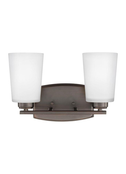 2-Light Wall / Bath Vanity Light, Generation Lighting - Seagull 4428902EN3-710 9YMX0