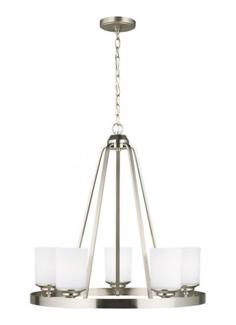 5-Light Chandelier, Generation Lighting - Seagull 3130705-962 A4U6C