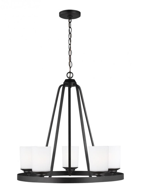 5-Light Chandelier, Generation Lighting - Seagull 3130705EN3-112 A4U6D