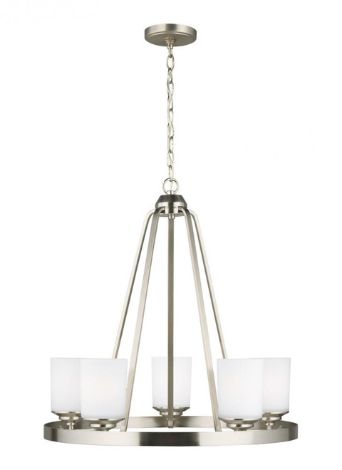 5-Light Chandelier, Generation Lighting - Seagull 3130705EN3-962 A4U6F