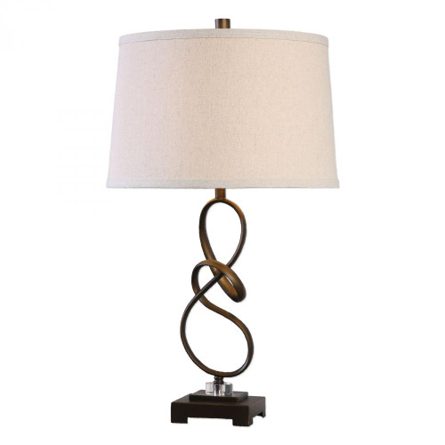 Tenley Table Lamp, 1-Light, Oil Rubbed Bronze, 27"H (27530-1 9X4U1)
