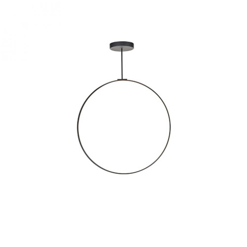 Cirque 36-in Black LED Pendant