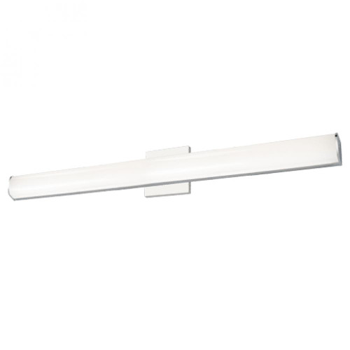 Longitude Bath Vanity Light, LED, Chrome, White Acrylic Diffuser, 36.25"W (VL61236-CH 45KD3)