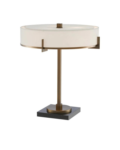 Currey and Company Jacobi Brass Table Lamp 