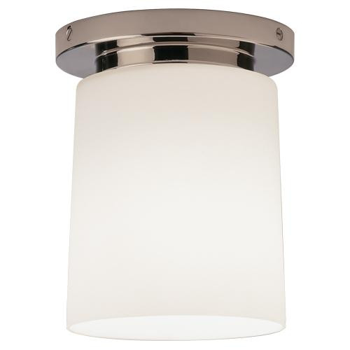 Nina Semi-Flush Mount, 1-Light, Polished Nickel, Frosted White Glass, 6"W (2058 21G9H) Nina Semi-Flush Mount, 1-Light, Polished Nickel, Frosted White Glass, 6"W (2058 21G9H)
