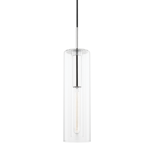Belinda Pendant, 1-Light, LED, Polished Nickel, 4.75"W (H415701B-PN 608UEF4)