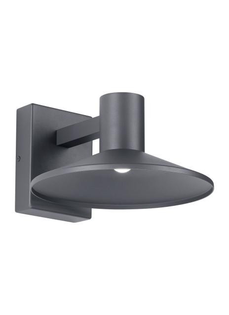 Visual Comfort & Co. Modern Collection Ash Outdoor Wall Mount, 1-Light, Black, 12.5"W (700OWASHL92710DHUNV 703E482) 