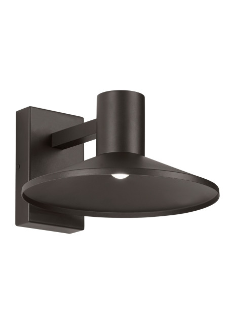 Ash Outdoor Wall Mount, 1-Light, Bronze, 14.6"W (700OWASHH92712CZUNV 703E55Y)