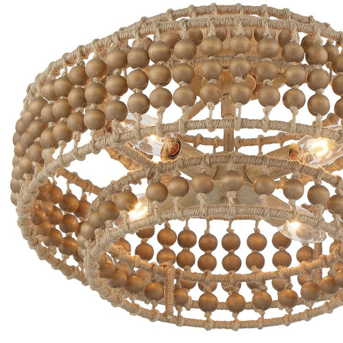 Crystorama Silas Semi Flush Mount 