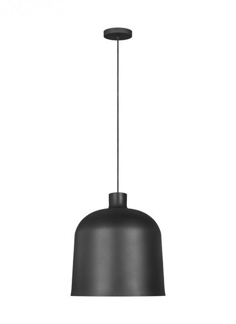 Foundry Pendant, 1-Light, LED, Black, 17.4"H (700TDFNDB-LED930 70PDEWD)