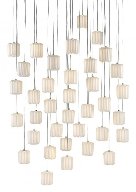 Currey and Company Dove 36-Light Round Multi-Drop Pendant 