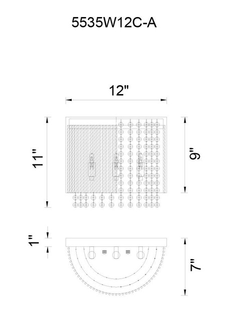 CWI Lighting Claire Wall Sconce 