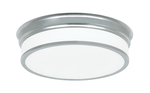 Matteo Lighting Navo LED Flush Mount, 1-Light, Chrome, 10"W (M15401CH 305XL1T) 