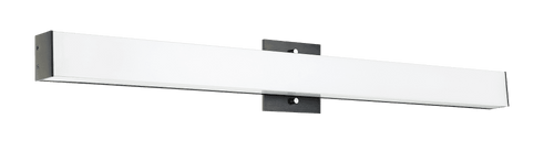 Matteo Lighting Moirlite LED Bath Bar Vanity, 2-Light, Black, 34.5"W (S05734OB 305XK3F) 