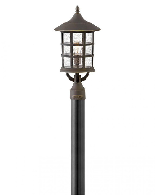 Hinkley Coastal Elements Pier Mount Light, 1-Light, Oil Rubbed Bronze, 8"W (1861OZ-LV 9Q3KL) 
