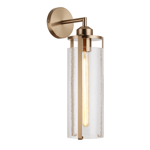 Matteo Lighting Bayou Wall Sconce, 1-Light, Brass, 19.25"H (W62201AG 305XPZ7) 