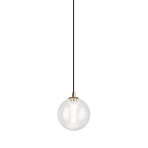 Matteo Lighting Magma Mini Pendant, 1-Light, LED, Clear, 5.9"W (C81001CL 305XP0Q) 