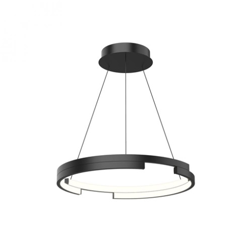 Anello Minor 19-in Black LED Pendant, Kuzco Lighting (PD52719-BK 48NYV)