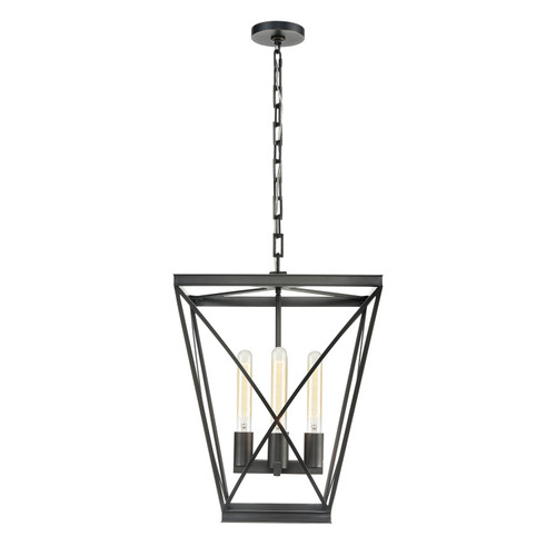 Alora Lighting Lattice Pendant, 4-Light, Urban Bronze, 21.13"H PD309616UB