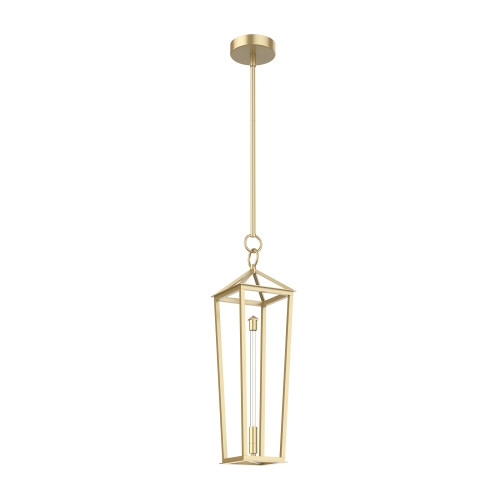 Delphine Pendant, 1-Light, LED, Natural Brass, 22.63"H PD317120NB