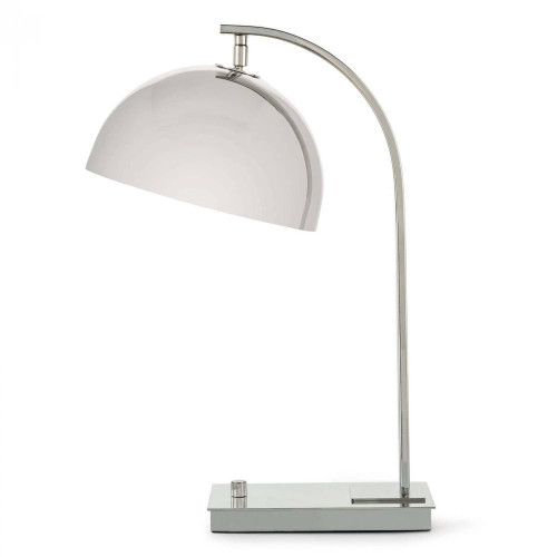 Regina Andrew Otto Desk Lamp, 1-Light, Polished Nickel, 20.5"H (13-1451PN 50502NJ) 