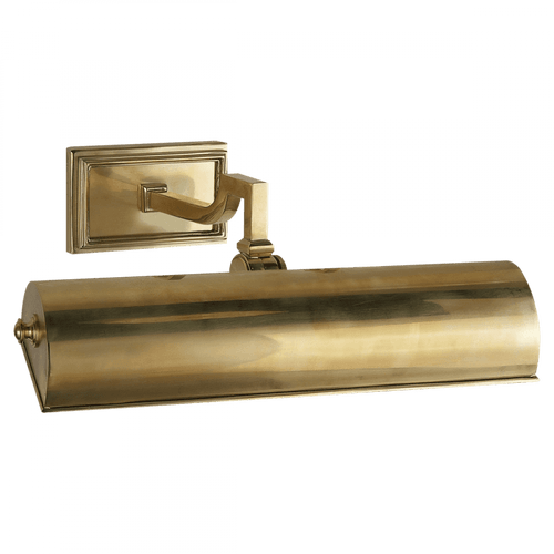 Visual Comfort & Co. Signature Collection Dean Picture Light, 1-Light, Natural Brass, 13.5"W (AH 2701NB 22LKV) 