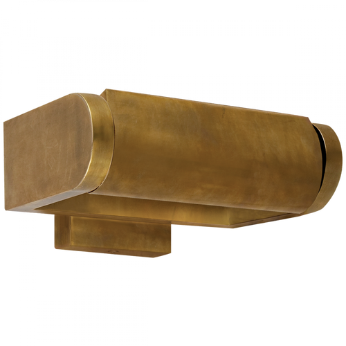 David Picture Light, 1-Light, Hand-Rubbed Antique Brass, 7"W (TOB 2020HAB 2CUHU)