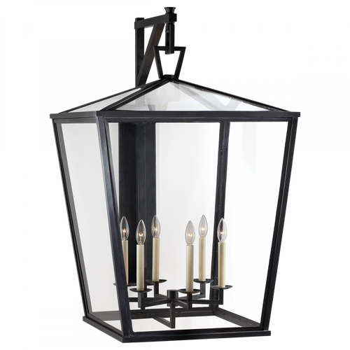 Darlana Bracket Outdoor Lantern, 6-Light, Bronze, Clear Glass, 39"H (CHO 2044BZ 2MYJL)
