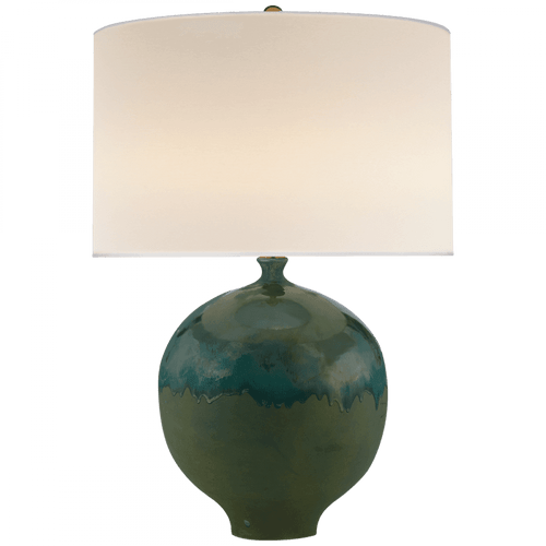 Visual Comfort & Co. Signature Collection Gaios Table Lamp, 1-Light, Volcanic , Linen Shade, 30.5"H (ARN 3610VV-L 2K3QL) 