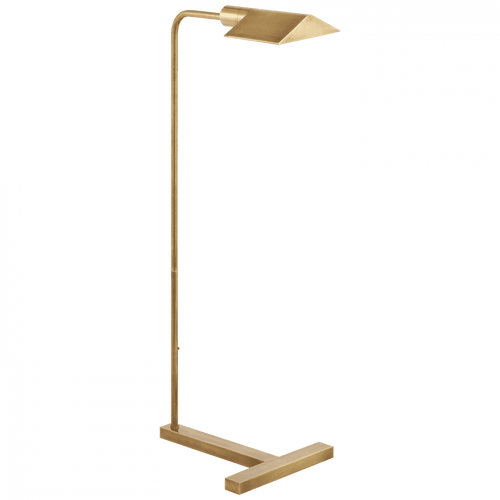 Visual Comfort & Co. Signature Collection William Pharmacy Floor Lamp, 1-Light, Hand-Rubbed Antique Brass, 41.25"H (SP 1508HAB 2N0FE) 