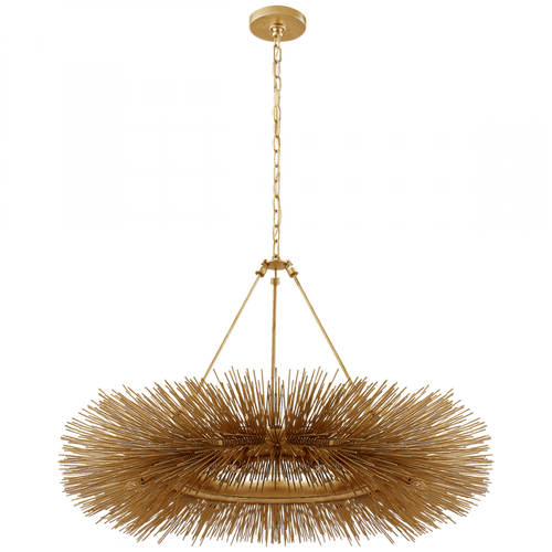 Strada Ring Chandelier, 16-Light, Gild, 40"W (KW 5181G 2V8NK)