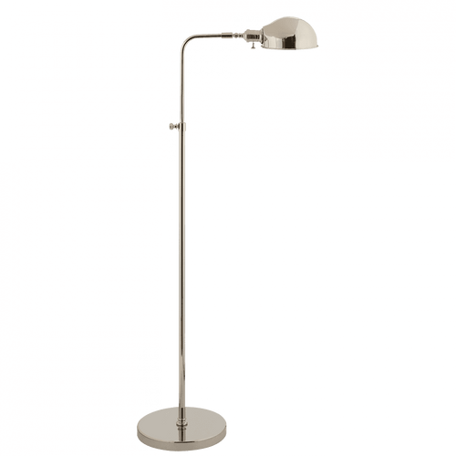 Visual Comfort & Co. Signature Collection Old Pharmacy Floor Lamp, 1-Light, Polished Nickel, 54"H (S 1100PN 2FZ2Z) 