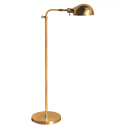Visual Comfort & Co. Signature Collection Old Pharmacy Floor Lamp, 1-Light, Hand-Rubbed Antique Brass, 54"H (S 1100HAB 2FZ30) 