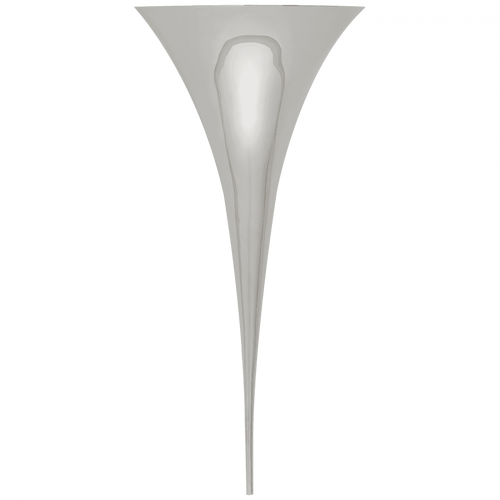 Visual Comfort & Co. Signature Collection Alina Tail Wall Sconce, 1-Light, Polished Nickel, 20"H (ARN 2260PN CHZAZ) 