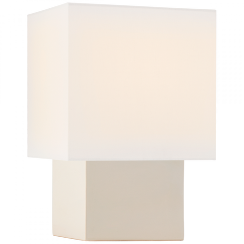 Pari Table Lamp, 1-Light, Square, Ivory, Linen Square Shade, 18"H (KW 3676IVO-L CPXRM)