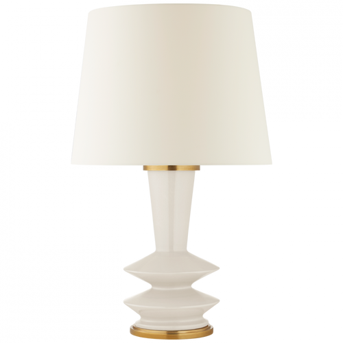Whittaker Table Lamp, 1-Light, Ivory, Linen Shade, 30"H (CS 3646IVO-L CM10H)