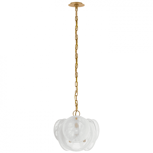 Visual Comfort & Co. Signature Collection Loire Petite Chandelier, 3-Light, Gild, 15.5"W (ARN 5453G-WSG CQ2QX) 