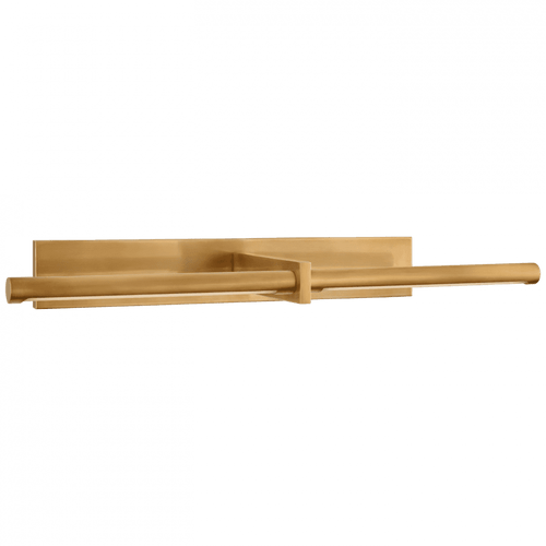 Visual Comfort & Co. Signature Collection Axis Picture Light, 1-Light, LED, Antique-Burnished Brass, 24"W (KW 2734AB CTVKL) 