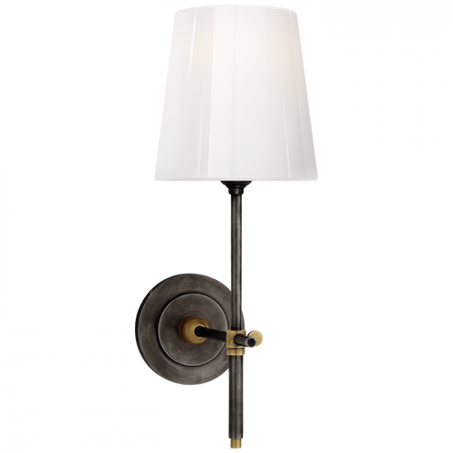 Bryant Wall Sconce, 1-Light, Bronze, 14.5"H (TOB 2022BZ/HAB-WG CTWK7)