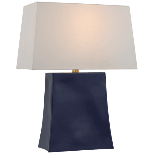 Visual Comfort & Co. Signature Collection Lucera Table Lamp, 1-Light, Denim, Linen Rectangle Shade, 26"H (CHA 8692DM-L CU1FF) 