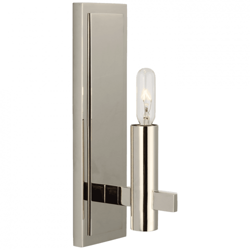 Visual Comfort & Co. Signature Collection Sonnet Wall Sconce, 1-Light, Polished Nickel, No Shade, 10"H (CHD 2630PN CU1FT) 